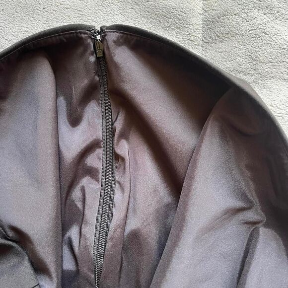 Y2K Express black and metallic gold mini skirt size 6 - Picture 4 of 7